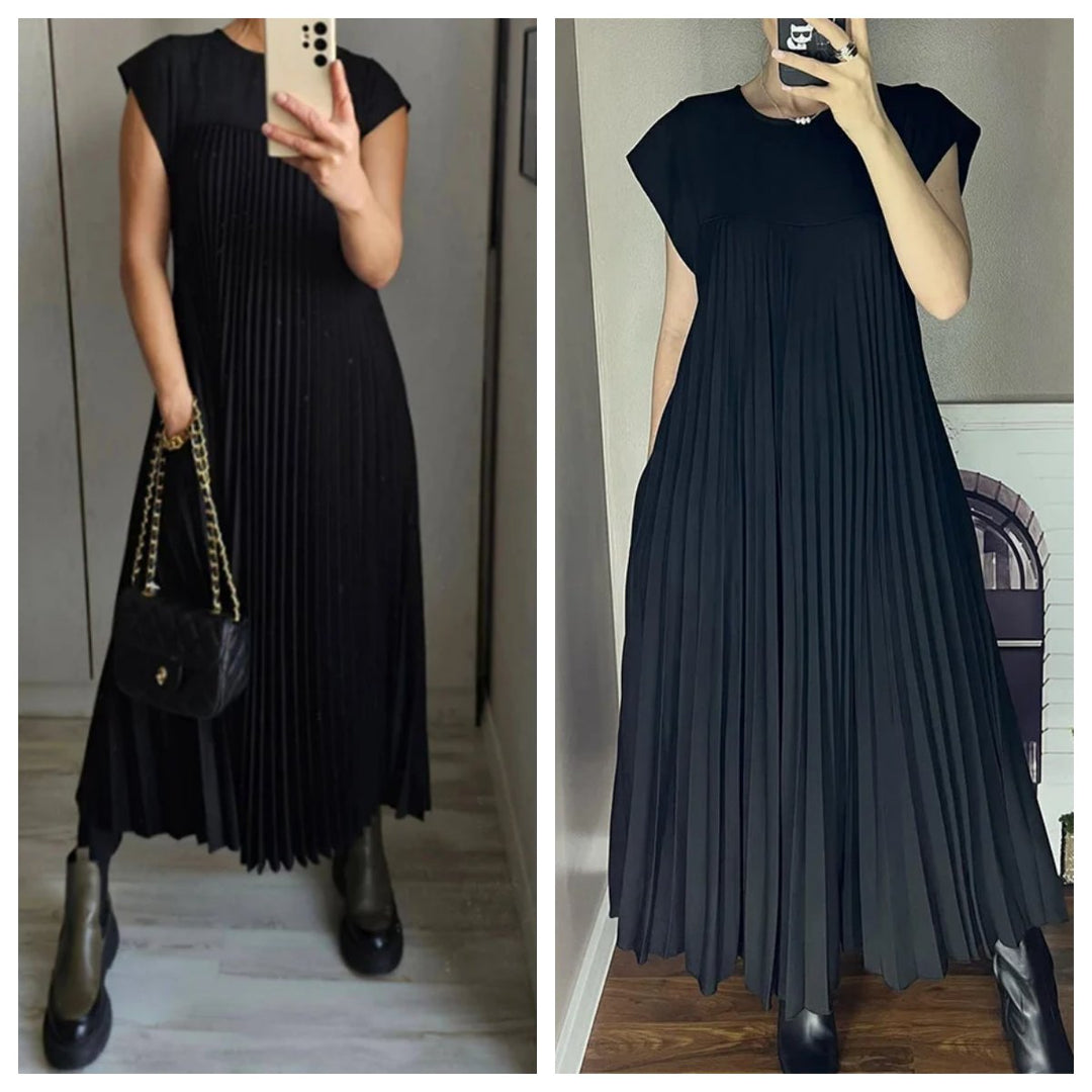 Elara | Elegantes Kleid mit fließendem Schnitt und sanftem Fall im modernen Stil