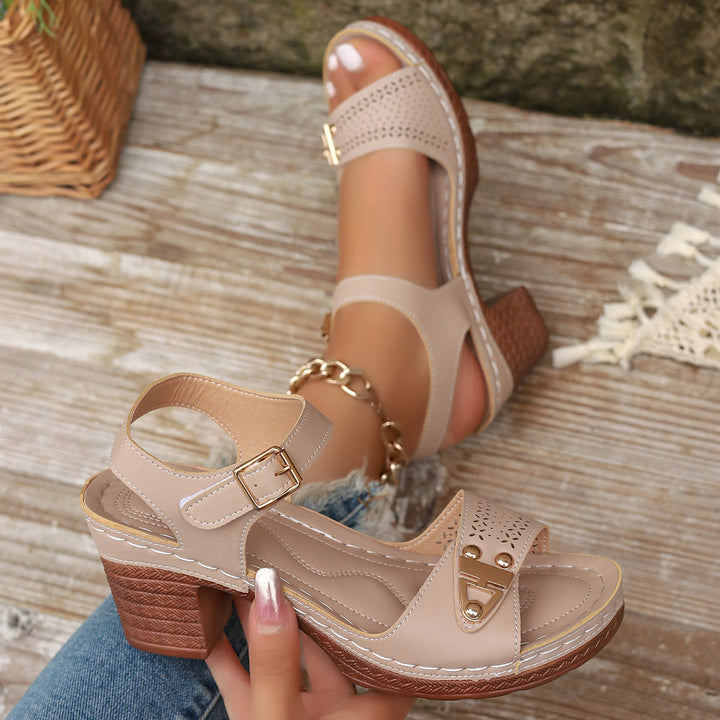 Renee | Sandalen mit Blockabsatz