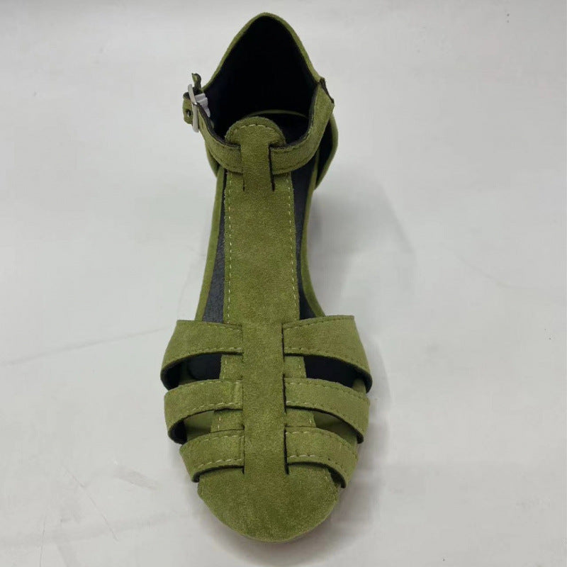 Skylar | Sandalen mit Absatz, Riemen und Schnalle
