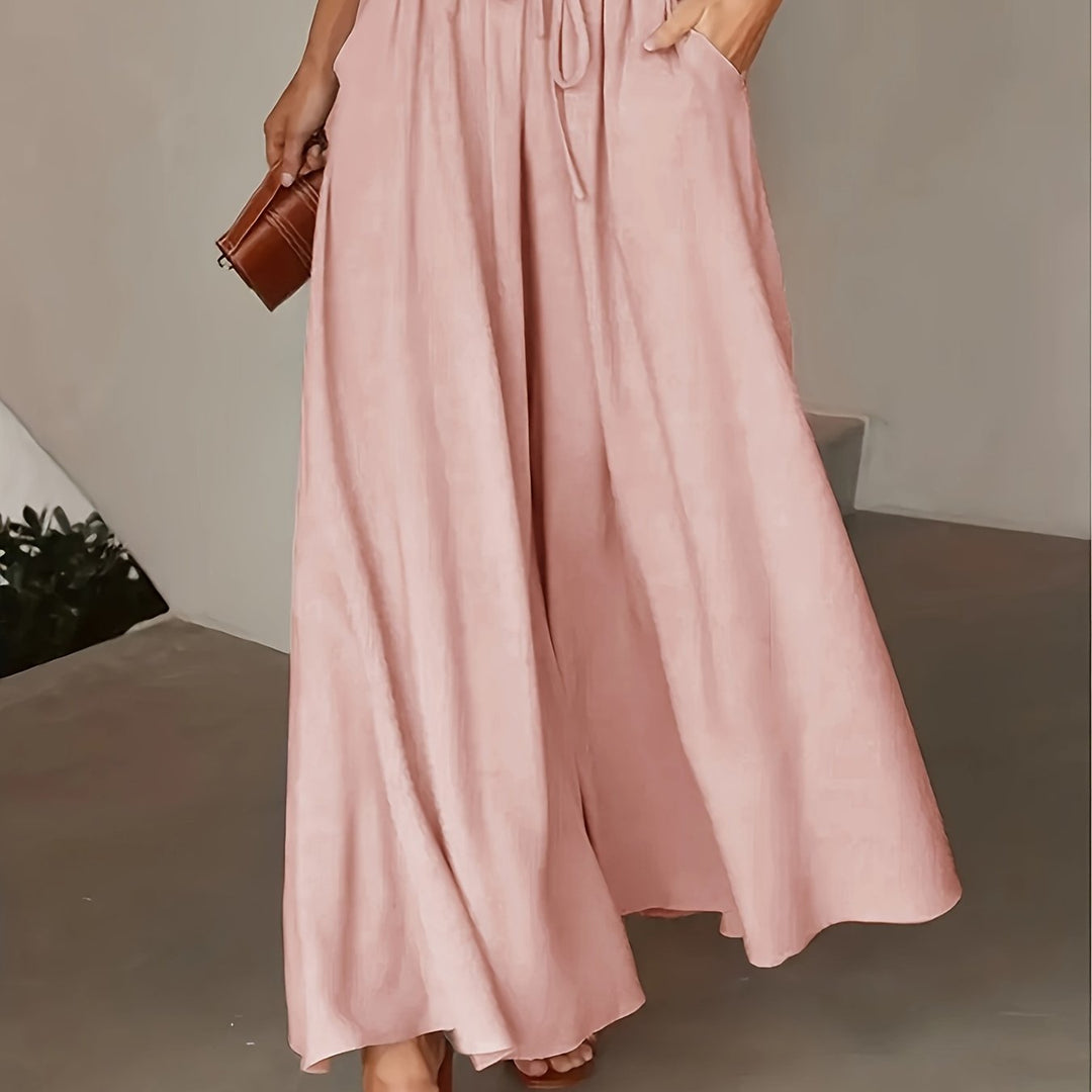 Corae | Weite High-Waist-Hosen mit Kordelzug