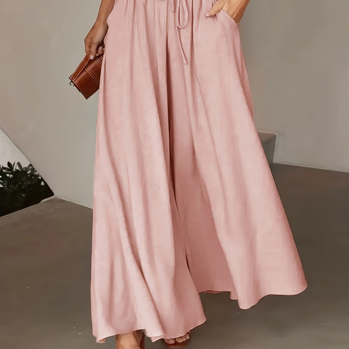 Corae | Weite High-Waist-Hosen mit Kordelzug