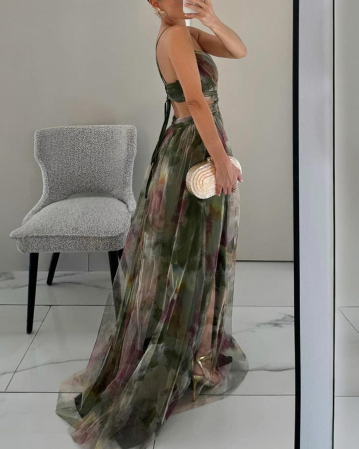 Orelavine | Maxi Kleid mit elegantem floralem Design