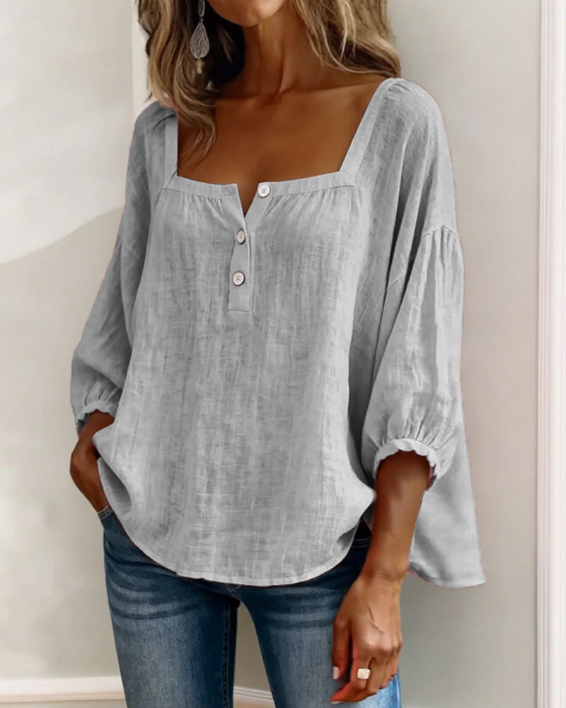 Zella | Elegante Bluse mit fließendem Schnitt und anspruchsvollem Stil