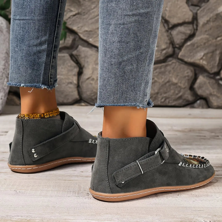 Stephanie | Slip-On-Schuhe mit Katzenmuster