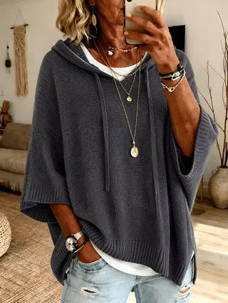 Celestine | Oversize Hoodie mit Kurzarm
