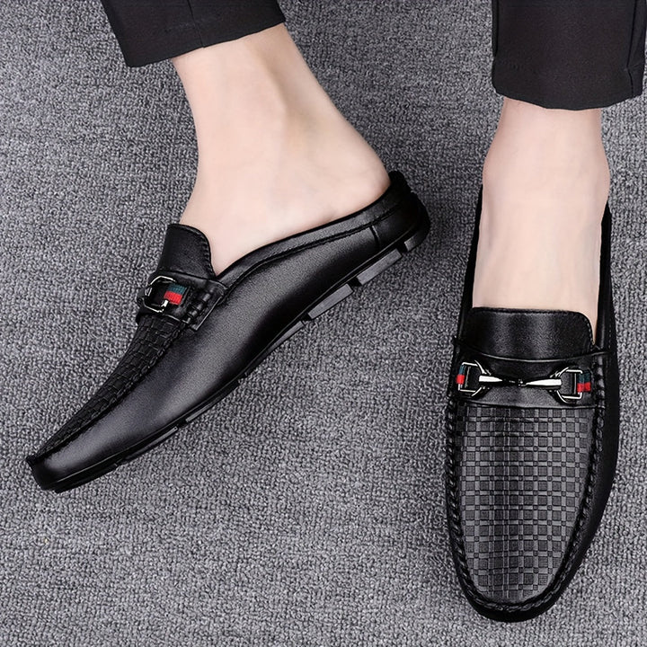Caelric | Retro-Mules für Herren mit Offenem Design und Maximalem Komfort
