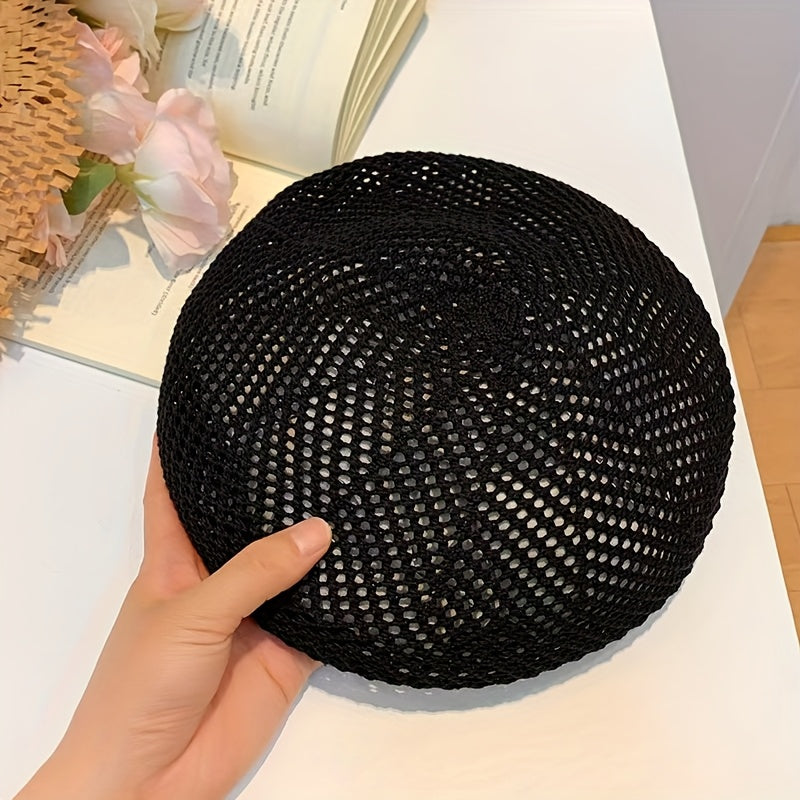 Livia | Vintage-Atmungsaktive Beret für Frauen mit Künstlerischem Stil