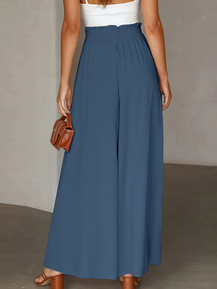 Corae | Weite High-Waist-Hosen mit Kordelzug