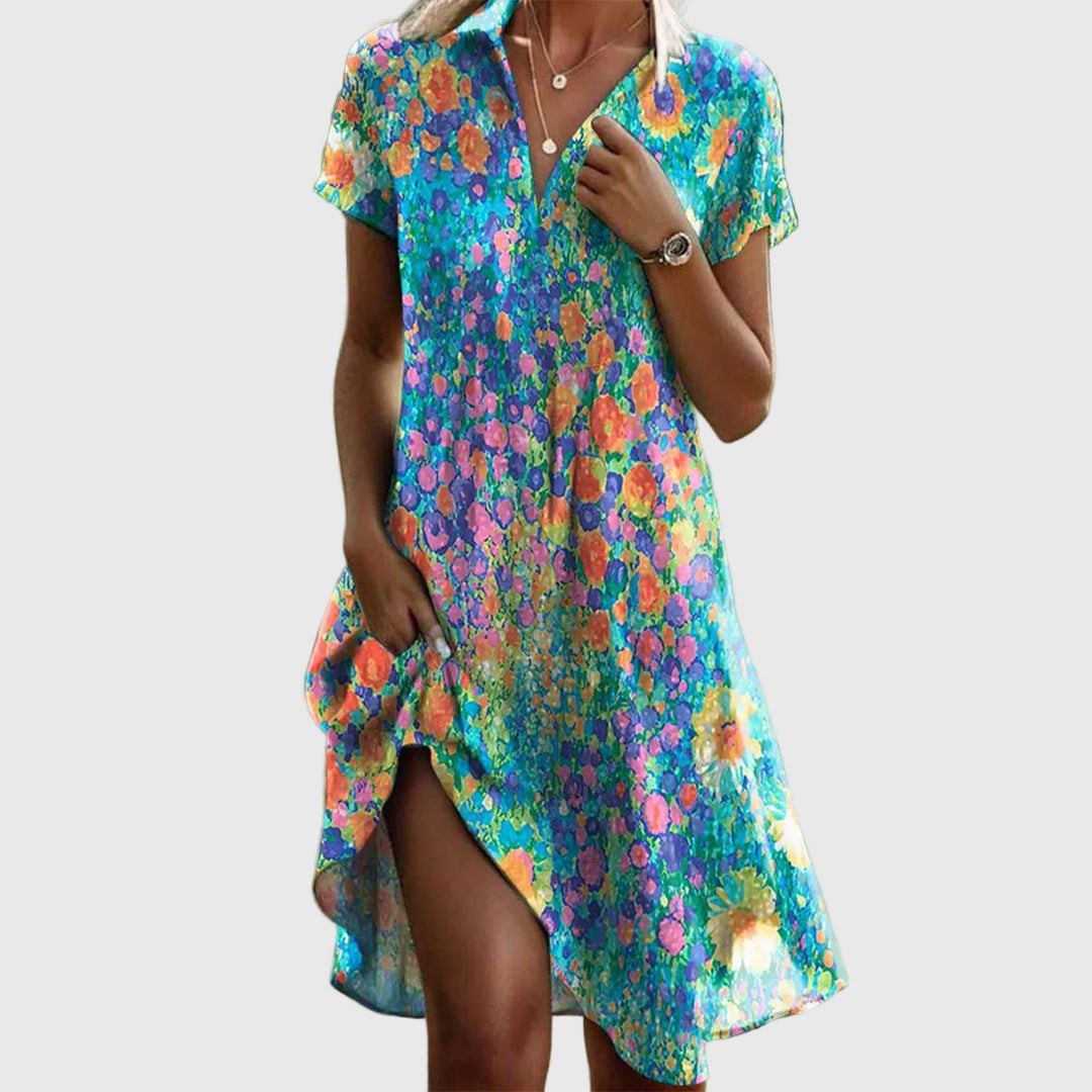 Vorella | Elegantes Midi-Kleid mit modernem und sophisticated Stil