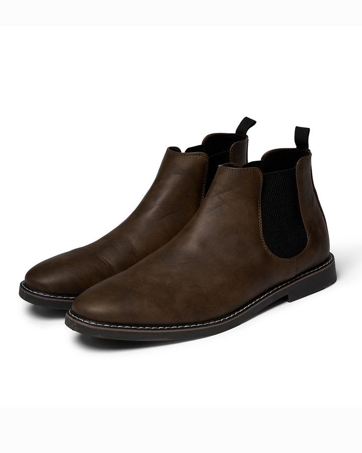 Iveron | Elegante Chelsea-Stiefel aus Leder für Herren