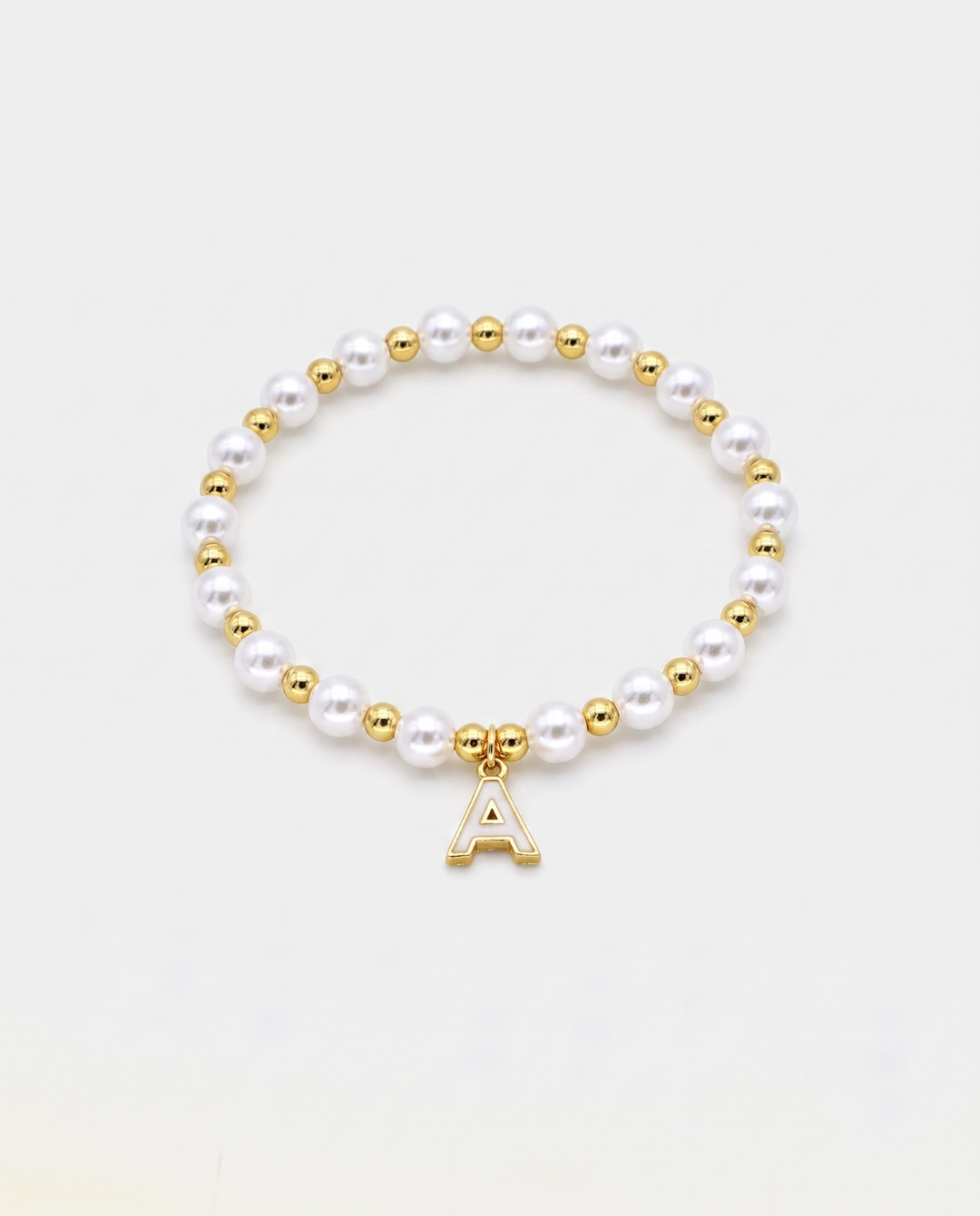 Suzanne | Perlenarmband mit Initiale