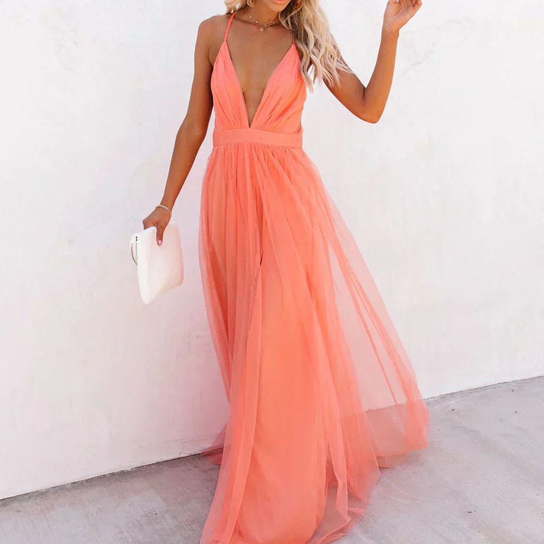 Jessamine | Maxikleid Lichtkoralle