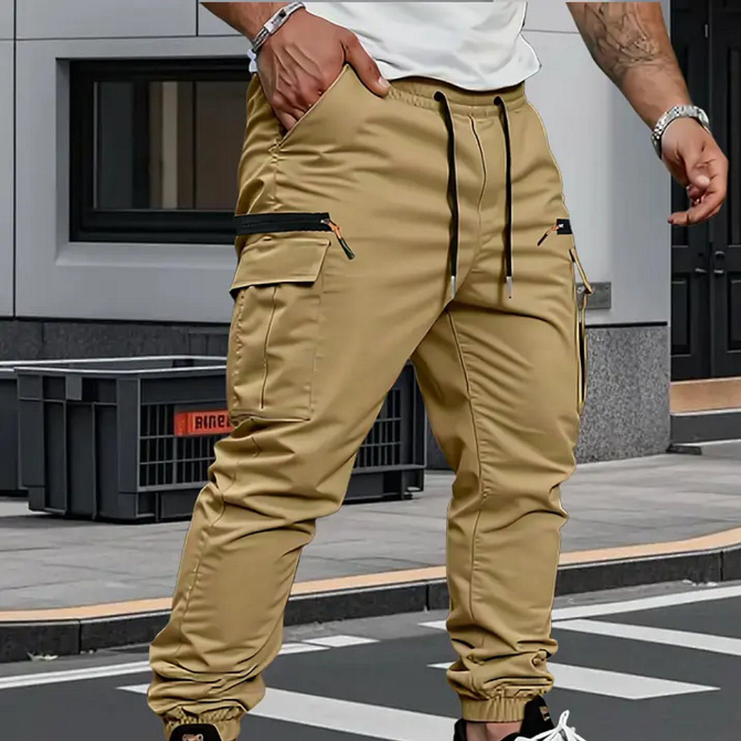 Taviero | Herren Jogger Cargo Stretchhose
