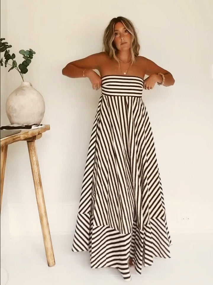 Joreva | Elegantes Maxi-Kleid für Frauen mit fließendem Fall