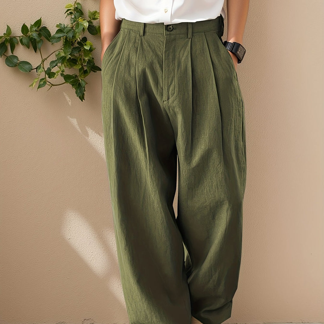Vruxeth | Gerade Herrenhose mit Relaxed Fit und modernem Stil