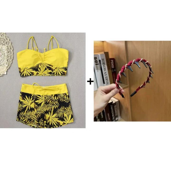 Reese | Zweiteiliger Badeanzug für Damen mit Muster