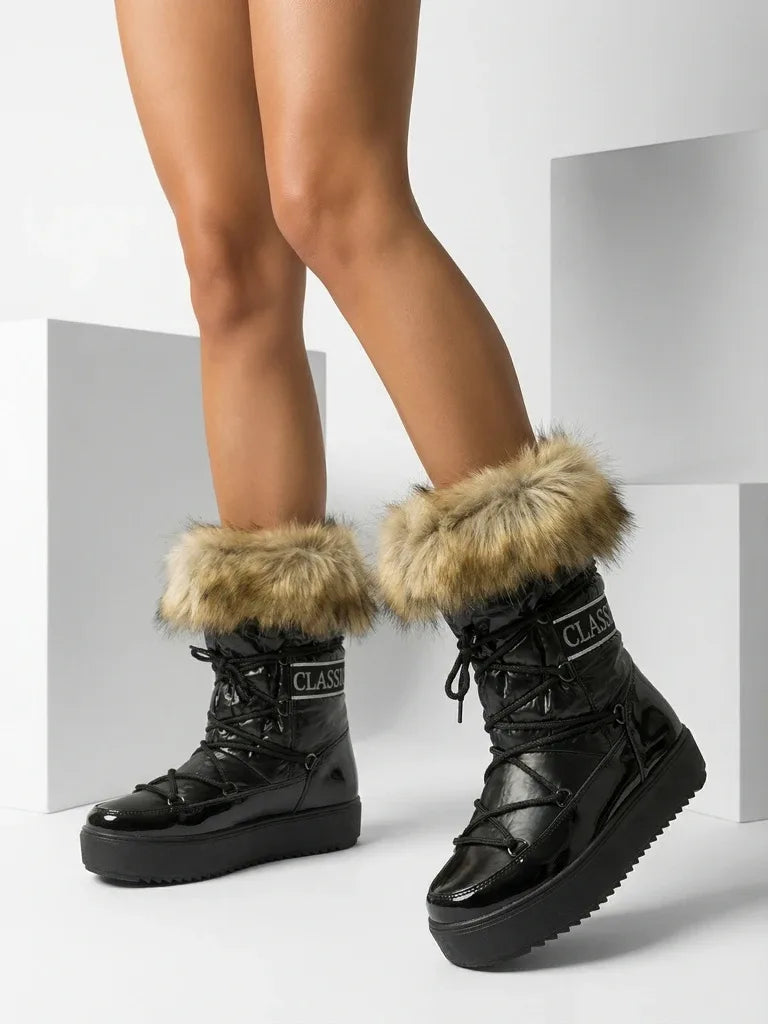 Loretta | Schneestiefel mit Kunstfell