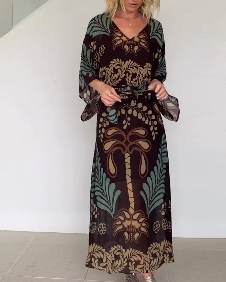 Ilia | Maxikleid aus atmungsaktivem Baumwollmix