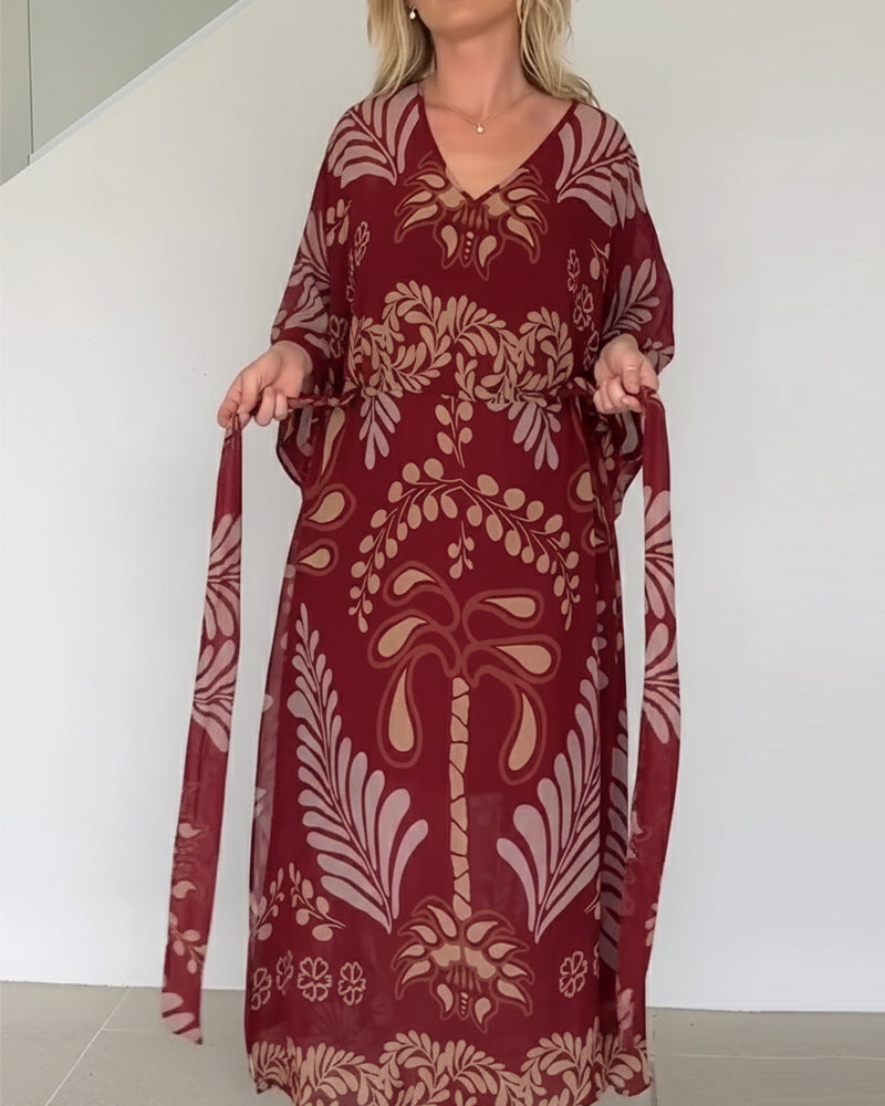 Ilia | Maxikleid aus atmungsaktivem Baumwollmix