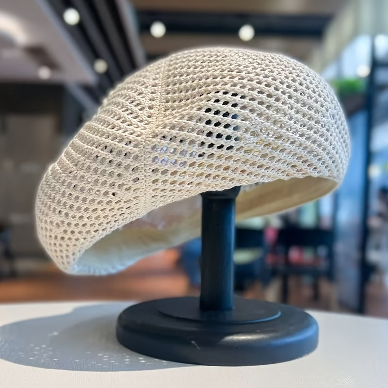 Livia | Vintage-Atmungsaktive Beret für Frauen mit Künstlerischem Stil