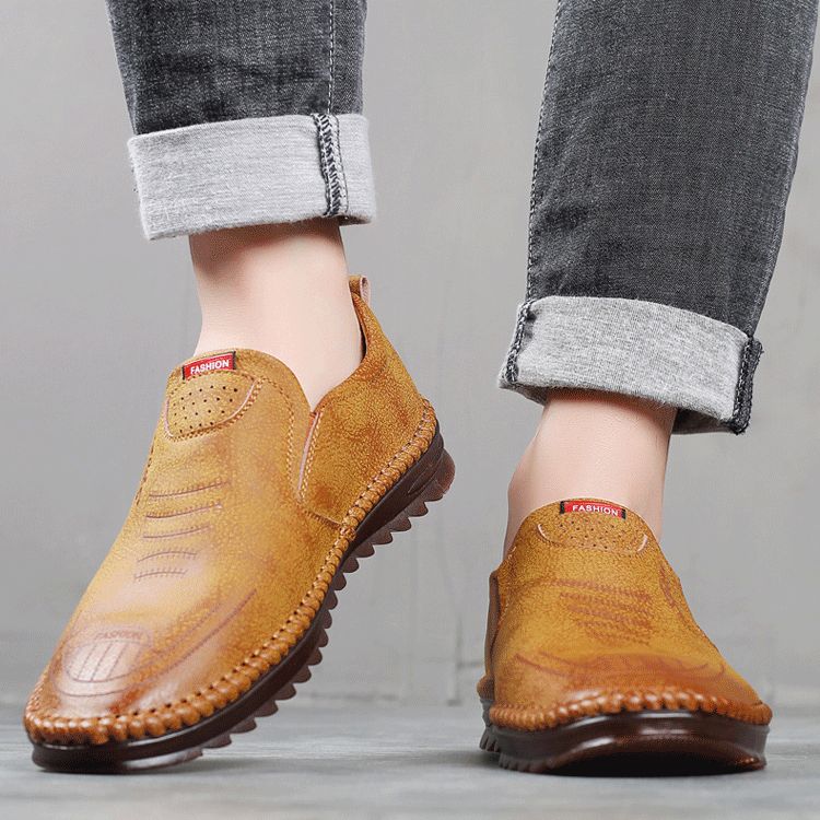 Pravino | Bequeme Leder-Tennis mit rutschfester Sohle