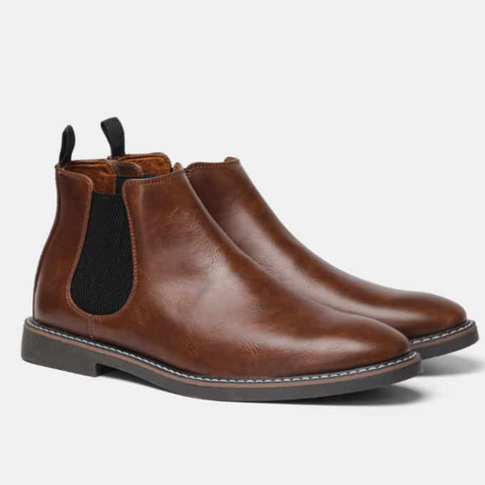 Iveron | Elegante Chelsea-Stiefel aus Leder für Herren