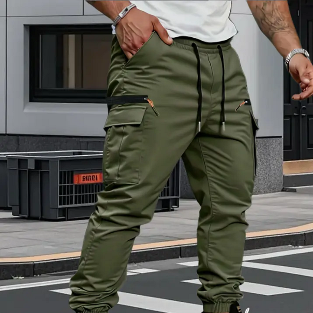 Taviero | Herren Jogger Cargo Stretchhose