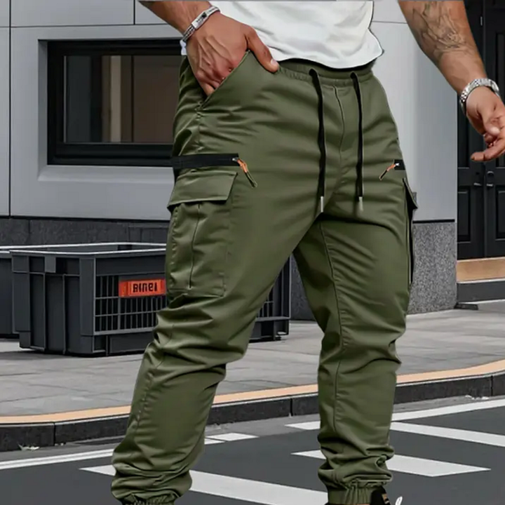 Taviero | Herren Jogger Cargo Stretchhose