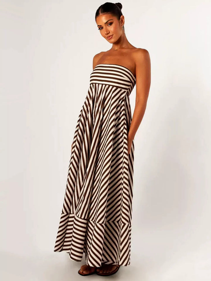 Joreva | Elegantes Maxi-Kleid für Frauen mit fließendem Fall