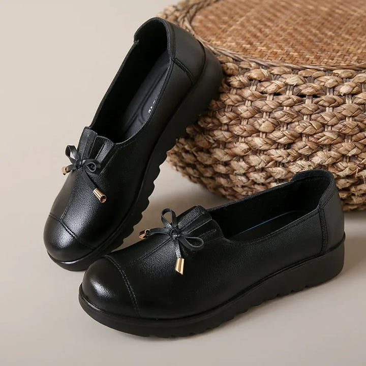 Fernanda | Mocasines de Cuero sin Cordones con Suela Suave y Máxima Comodidad