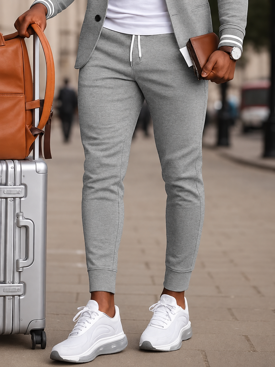 Durello | Flexible Passform Blazer und Hosen-Set für Herren