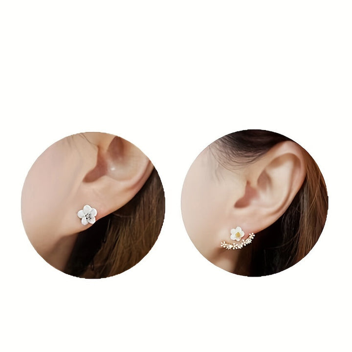 Faye | Elegante Blumen-Ohrringe im Koreanischen Stil