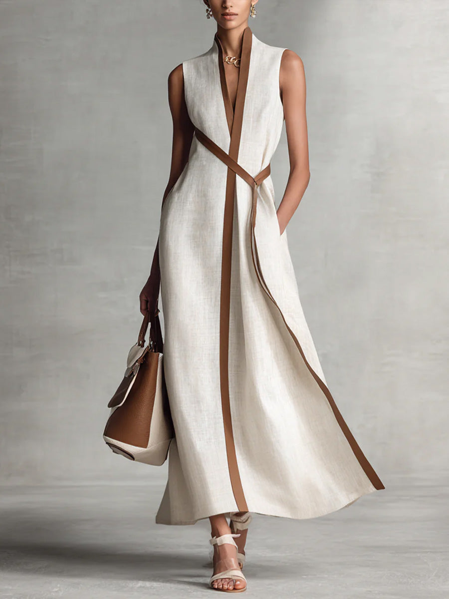 Bexley | Maxikleid aus feiner Leinenmischung