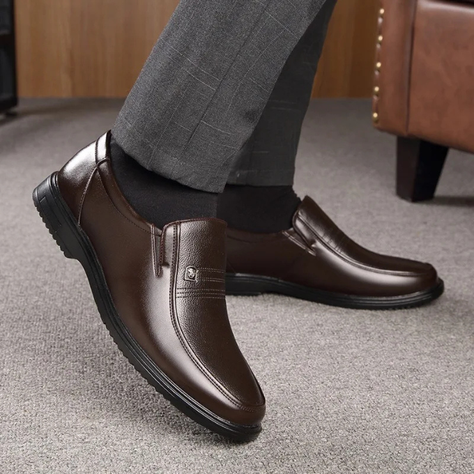 Falviero | Herrenleder-Schuhe im klassischen Stil