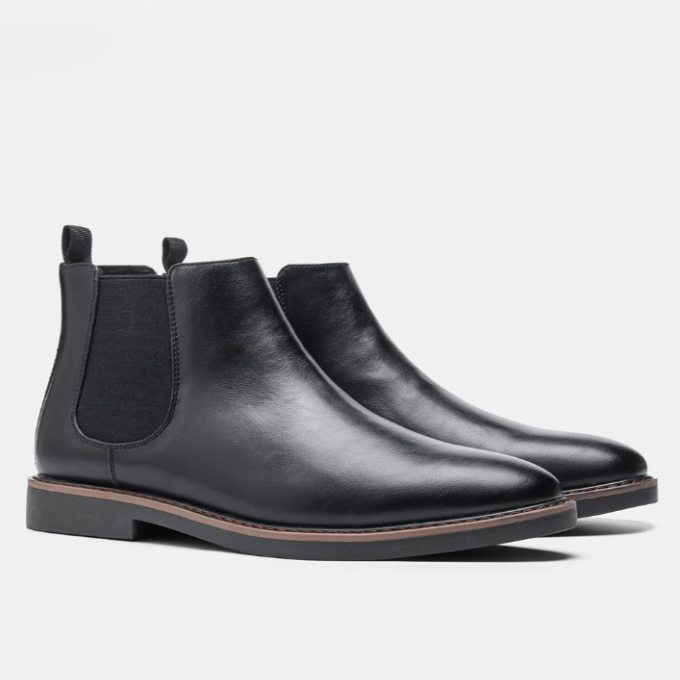 Iveron | Elegante Chelsea-Stiefel aus Leder für Herren