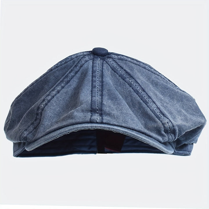 Kavento | Vintage Octagonal Cotton Cap mit klassischem Schirm