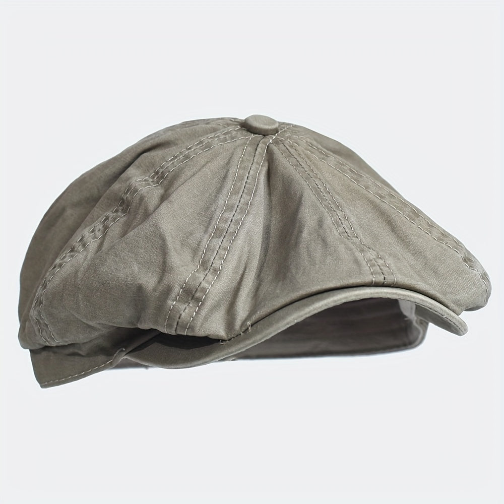Kavento | Vintage Octagonal Cotton Cap mit klassischem Schirm