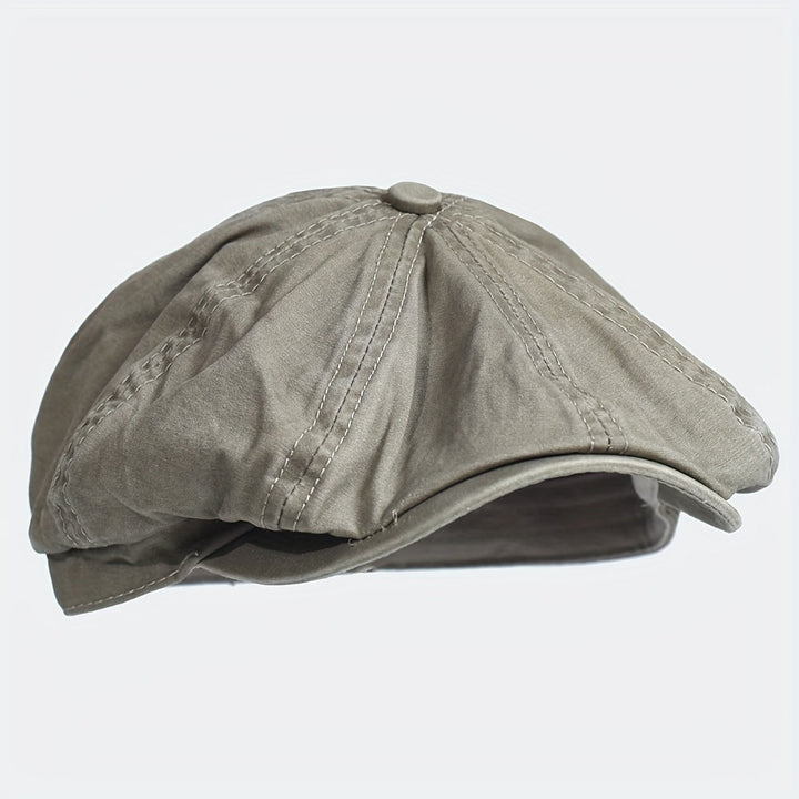Kavento | Vintage Octagonal Cotton Cap mit klassischem Schirm
