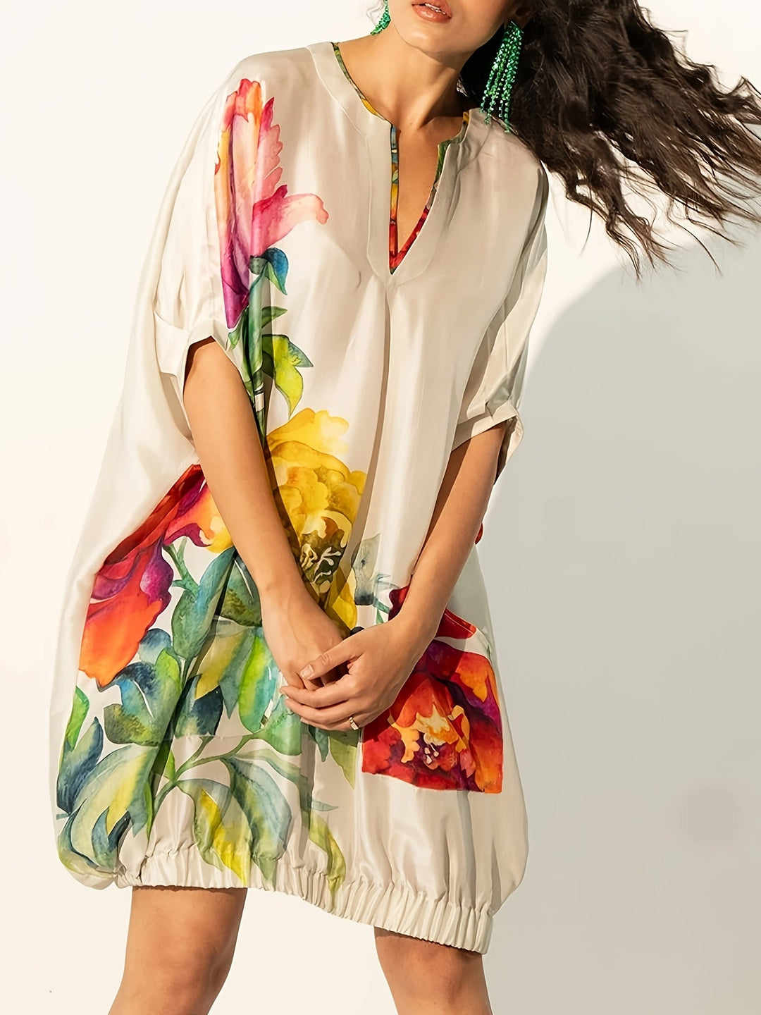 Sophia | Elegantes Bedrucktes Kleid für Frauen