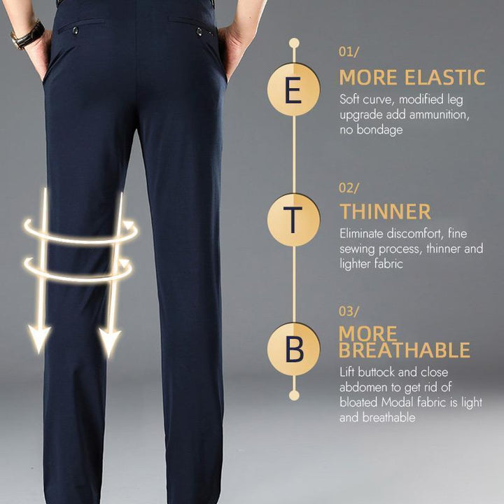 Quavero™ Klassische Herrenhose mit hoher Elastizität