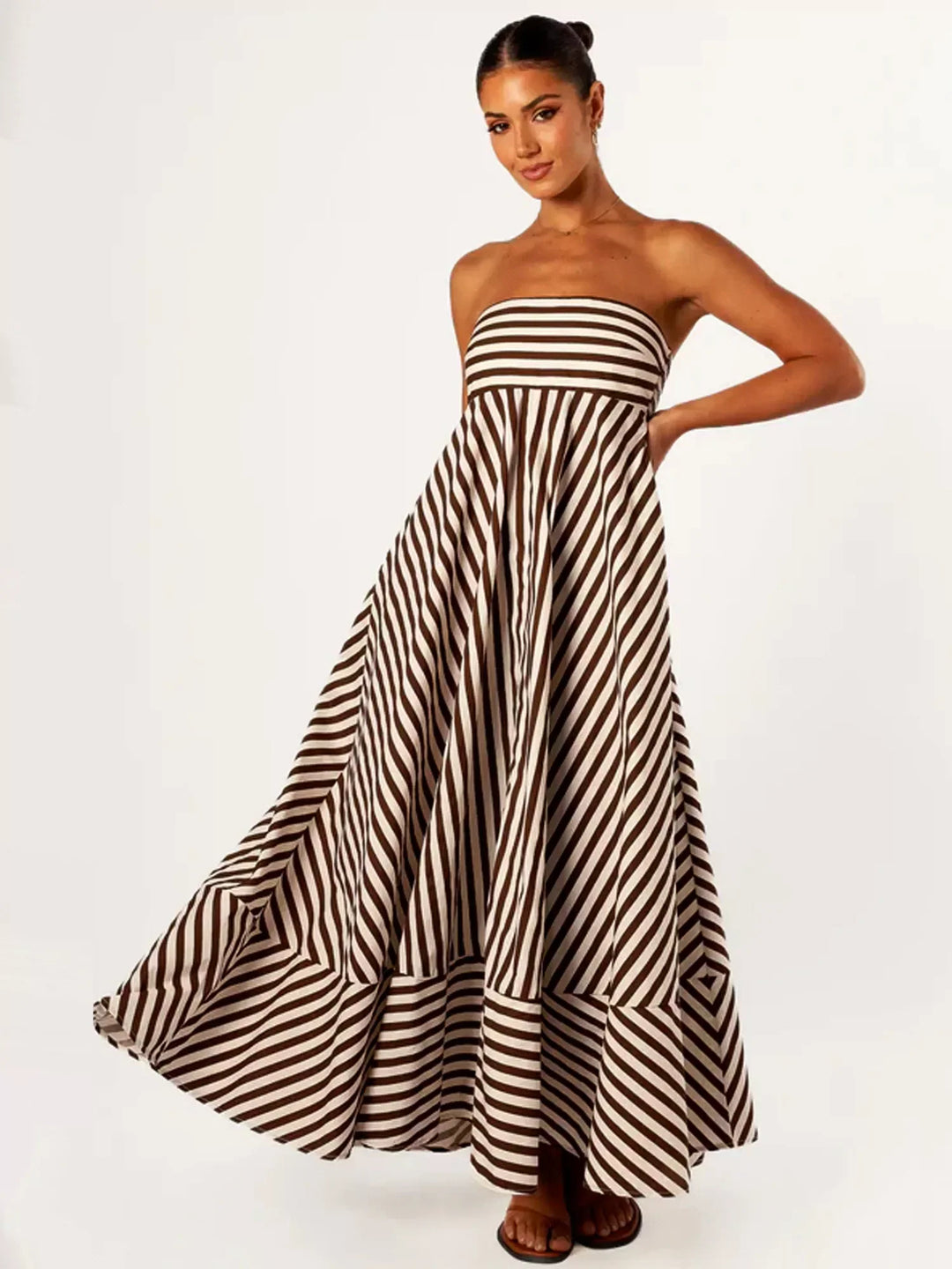 Joreva | Elegantes Maxi-Kleid für Frauen mit fließendem Fall