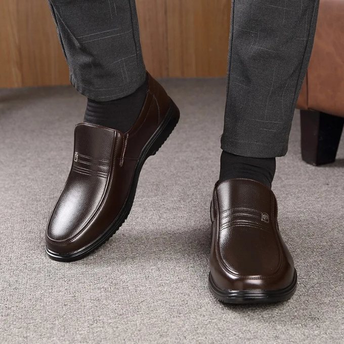Falviero | Herrenleder-Schuhe im klassischen Stil
