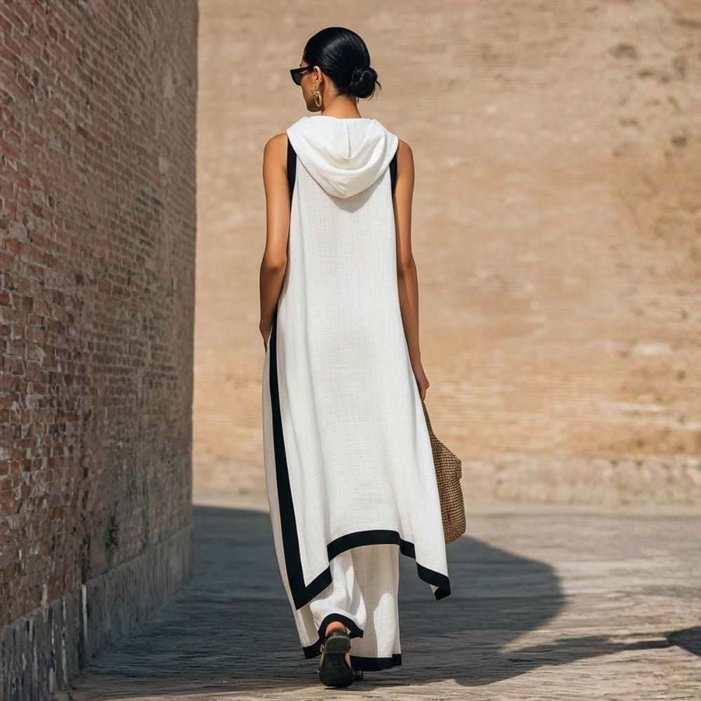 Cressa | Elegantes Leinen-Set mit Bluse und lockeren Hosen
