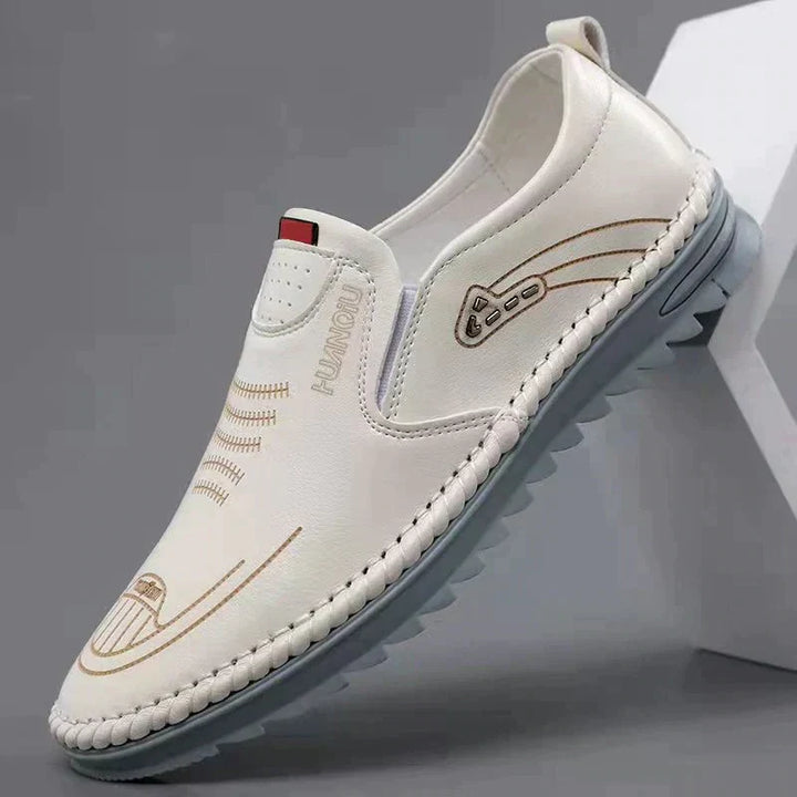 Pravino | Bequeme Leder-Tennis mit rutschfester Sohle
