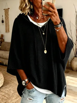 Celestine | Oversize Hoodie mit Kurzarm