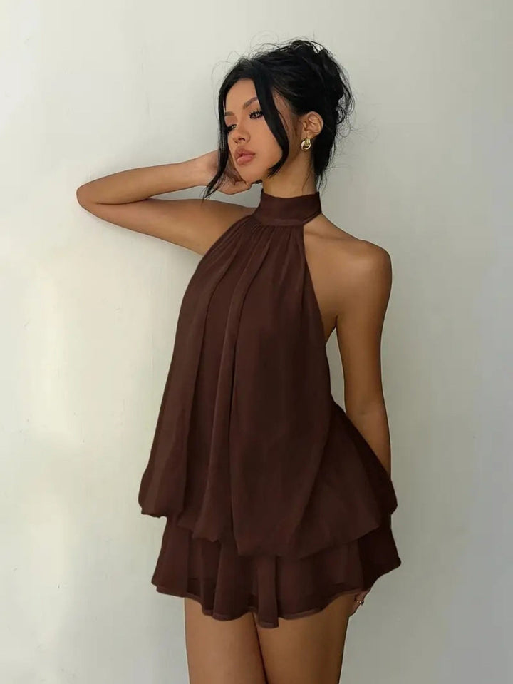 Meara | Elegantes Halterkleid für Sommerurlaub