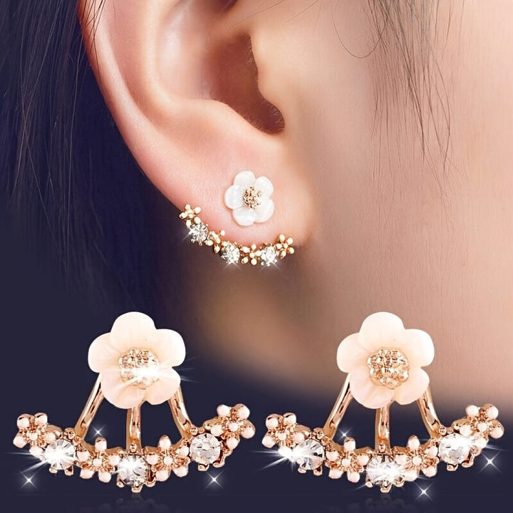 Faye | Elegante Blumen-Ohrringe im Koreanischen Stil