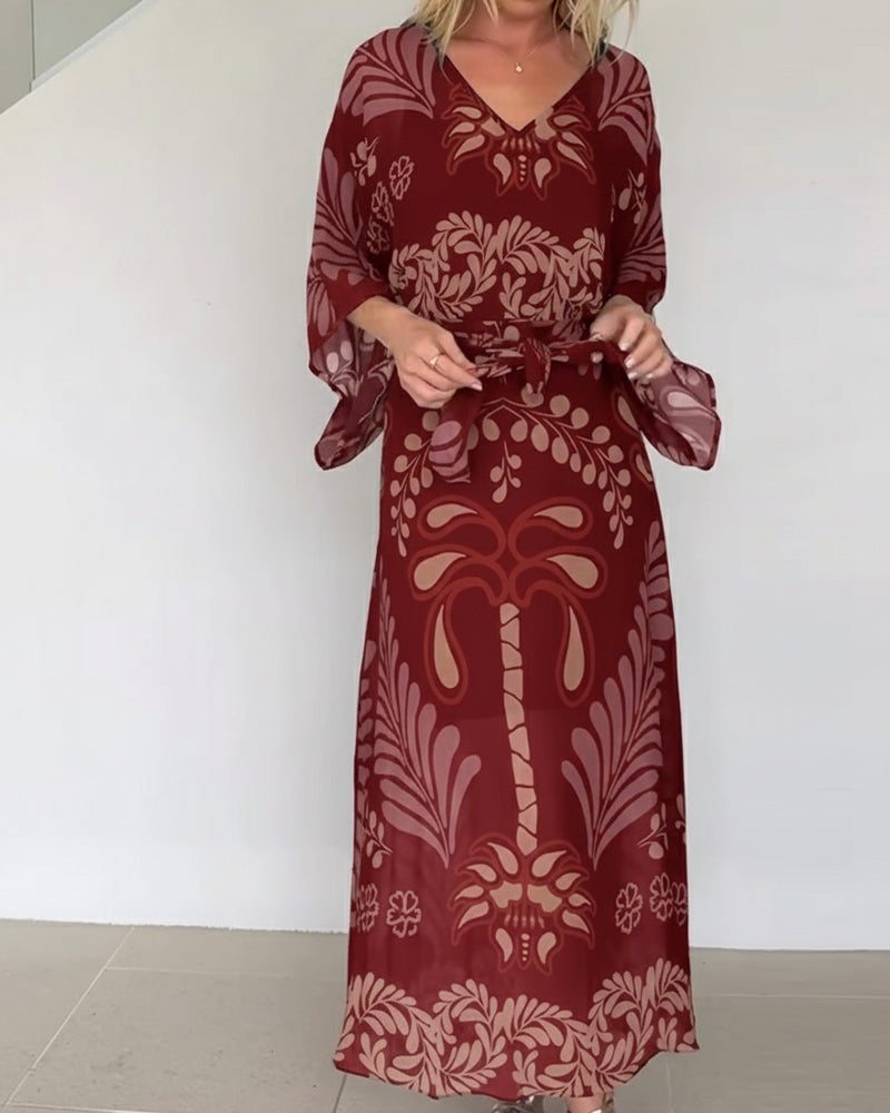 Ilia | Maxikleid aus atmungsaktivem Baumwollmix