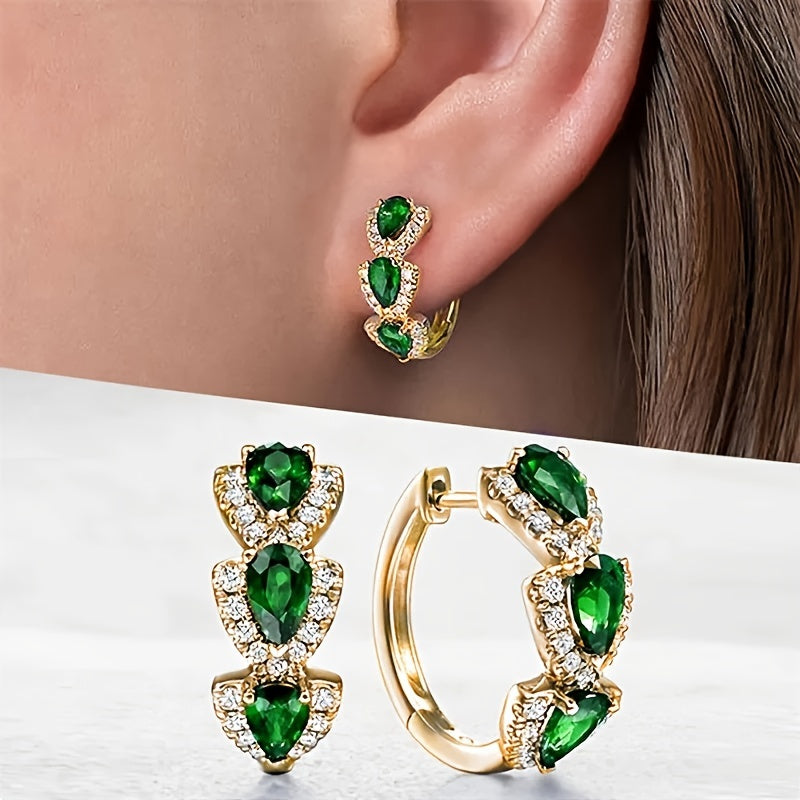 Geneva | Ein Paar Modische Creolen für Frauen