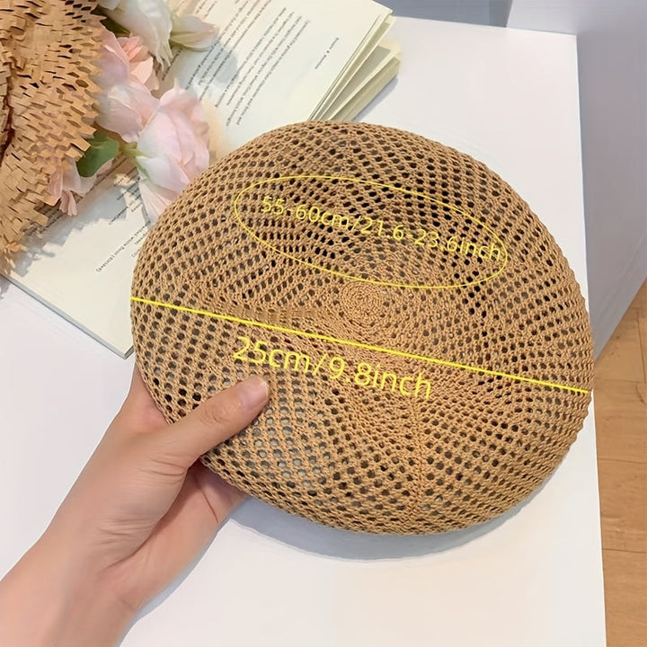 Livia | Vintage-Atmungsaktive Beret für Frauen mit Künstlerischem Stil